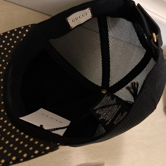 New with tags authentic Gucci leather Baseball Cap. size L - Picture 5 of 15